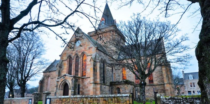 Dornoch Cathedral in Winter