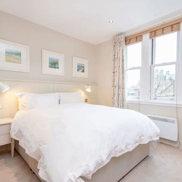 Bedroom with window 9 Argyle Place Dornoch