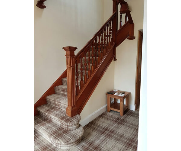 Hallway and stairs, Greenkeepers Cottage, Dornoch