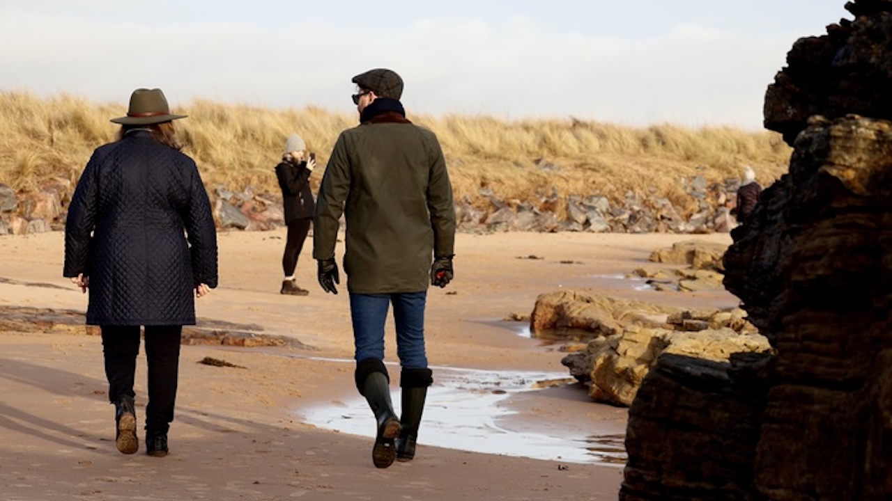 Autumn Beach Walk, Dornoch