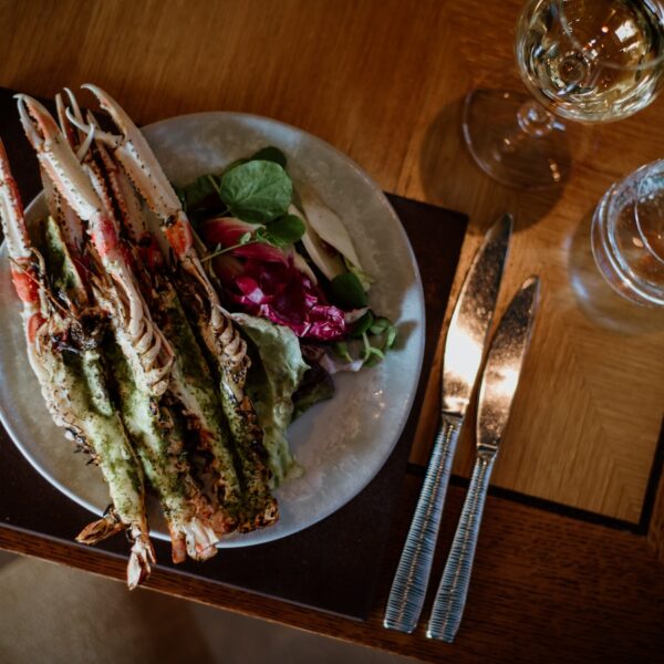 Lobster dish, Mara restaurant, Links House Hotel Dornoch