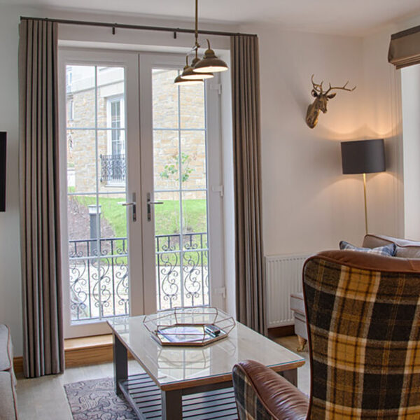 Living room in 16 Royal Golf Apartments, Dornoch