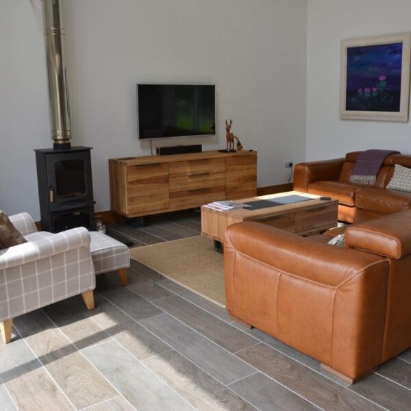 Lounge area, Spire View holiday home, Dornoch