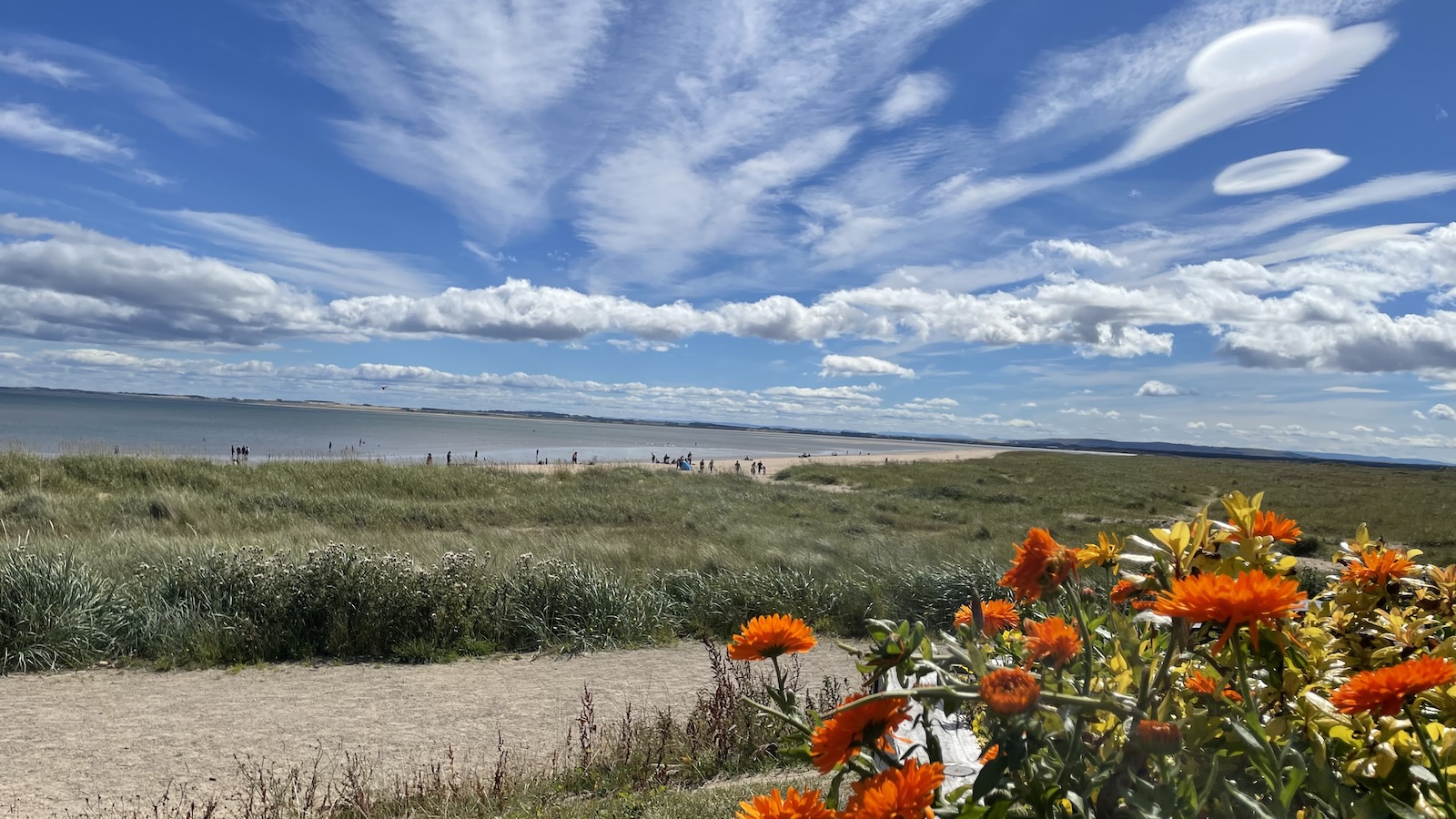 Summer's day at Dornoch Beach