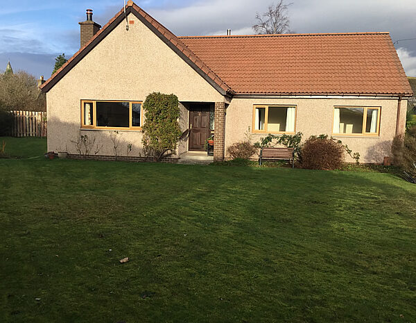 Exterior of Seacroft holiday home, Dornoch