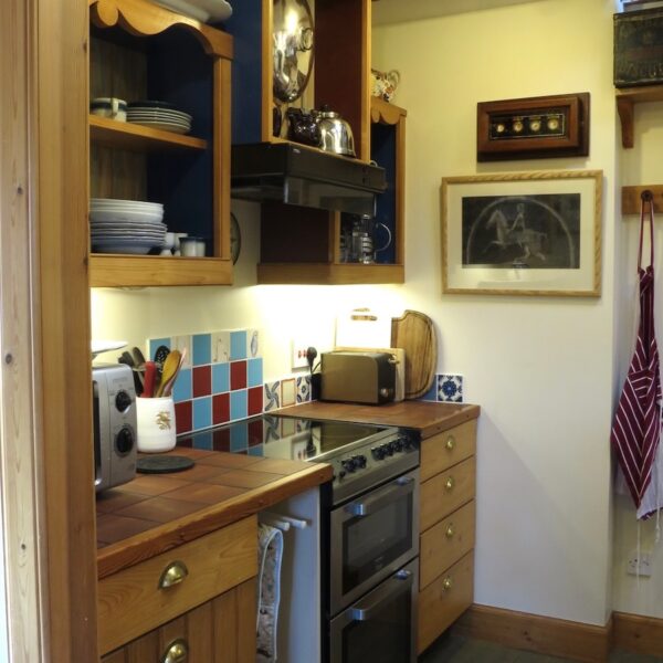 Kitchen in Blacksmith's Cottage, Dornoch, Scotland