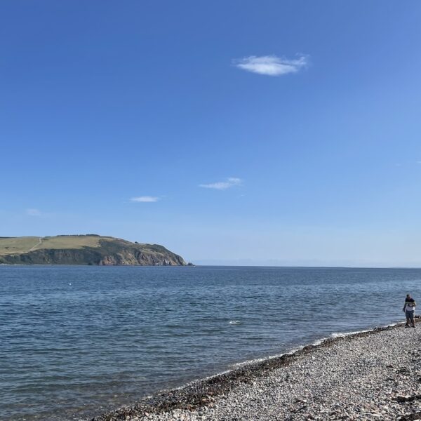 Cromarty beach looking south east through Sutors