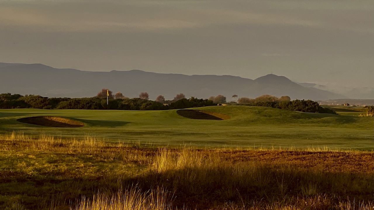 Autumnal view at Royal Dornoch,Struie Course, Dornoch,Sutherland,Scotland.