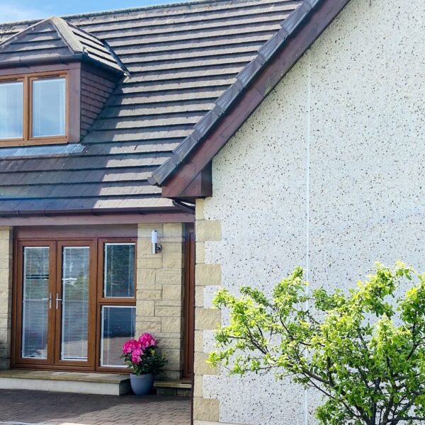 Exterior of house with private entrance to Ceol Na Mara Bed and Breakfast, Dornoch