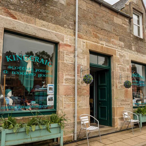 Exteriorof Kincraig Fabrics Store Dornoch High Street