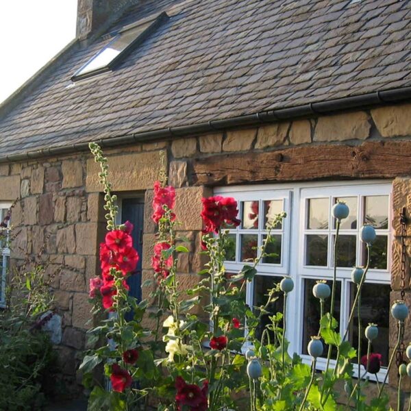 Exterior of Blacksmith's Cottage, Dornoch, Scotland