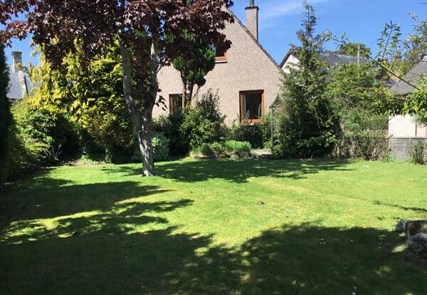 Garden at The Glen holiday cottage, Dornoch