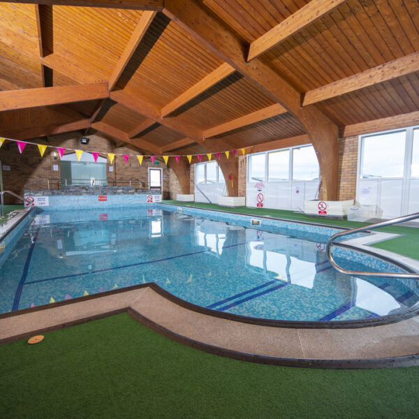 Swimming pool at Heilan Haim, Parkdean Resort, Embo