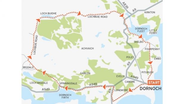 Loch Buidhe Cycling Route