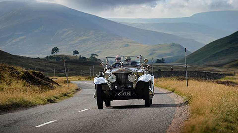 Classic Car North Coast 500, Dornoch, Sutherland, Scotland