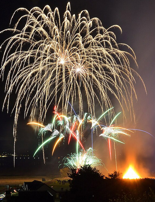 Seasonal Fireworks Celebrations Dornoch