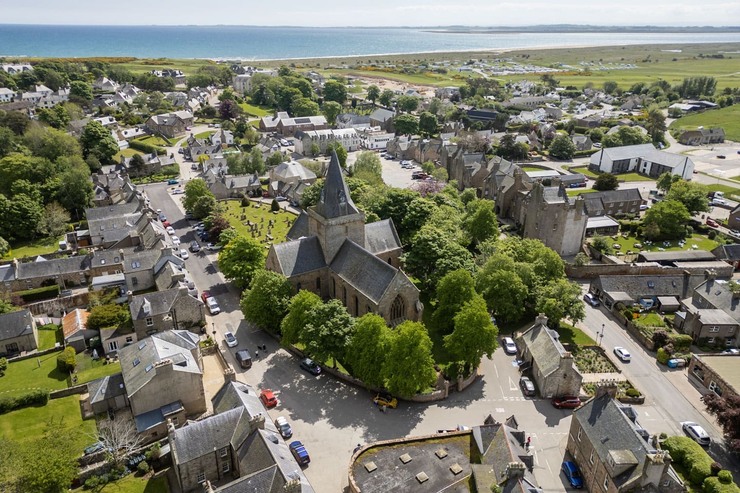 Dornoch Town Aerial